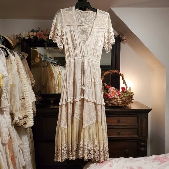 HOLD for IvoryRose // Spell Maggie Gown Medium - Picture 3 of 16